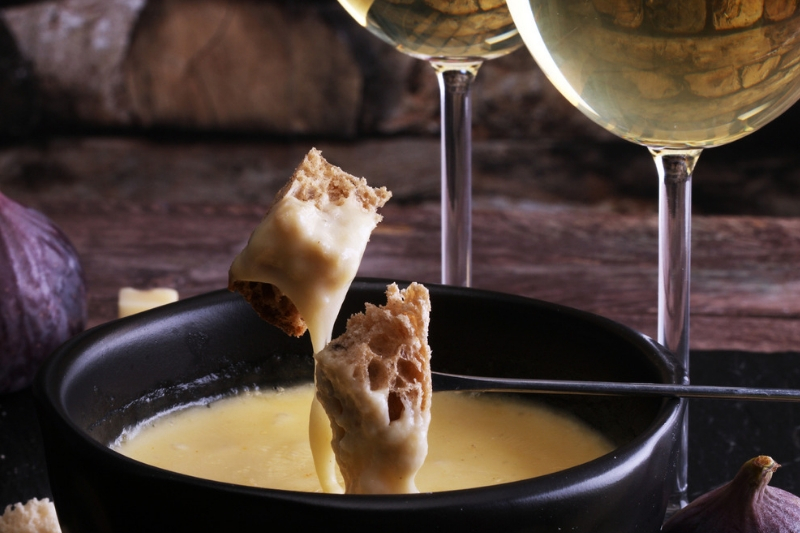 cheese or chocolate fondue at Jackson-Triggs Okanagan Estate Winery