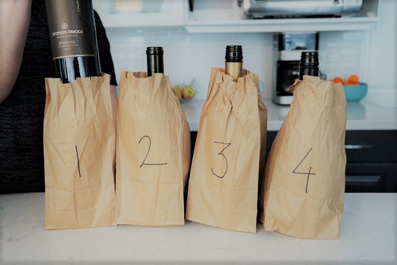 brown bag wine tasting party secret