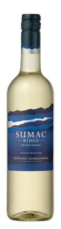 Sumac Ridge Private Selection Unoaked Chardonnay 12 Bottle Case