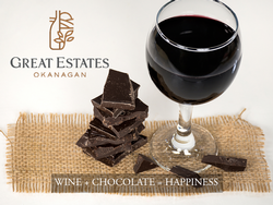 Wine + Chocolate = Happiness Image