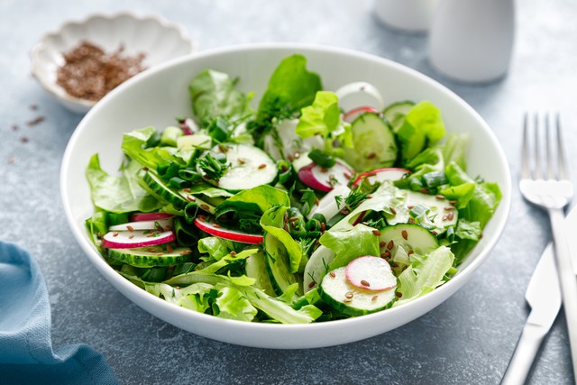 Spring Herb Salad with Lemon & Honey