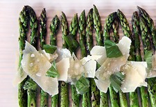 Grilled Asparagus Salad With Shaved Parmesan