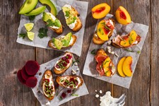 Goat Cheese Bruschetta Trio